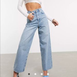 ASOS Design high rise relaxed dad jean